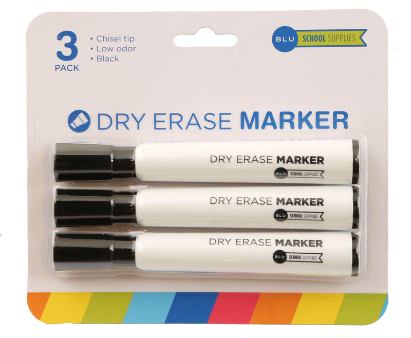 Wholesale School Supplies Black Dry Erase Markers Sold in Bulk
