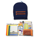 Wholesale 1st-5th Grade Deluxe Kit (62 Items per Kit) in 16" Classic Single Color Backpack
