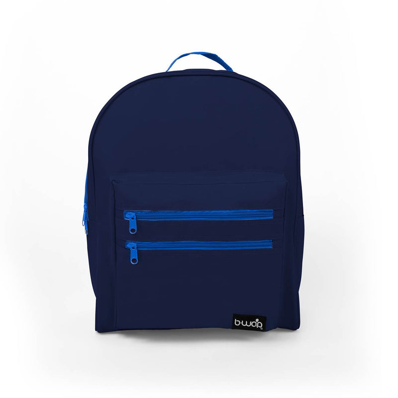 Deep Sea Blue Wholesale 16 inch Classic Bulk Backpacks