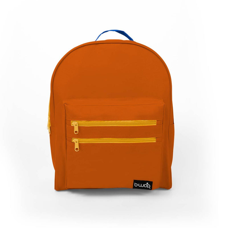 Galaxy Orange Wholesale 16 inch Classic Bulk Backpacks