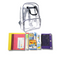 Wholesale PreK-Kindergarten Essentials Kit (49 Items per Kit) in 18" Clear Backpack