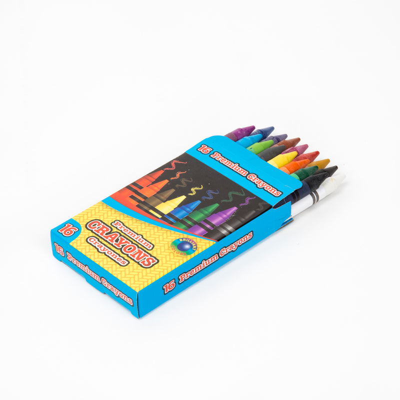 Wholesale Crayons, 16pk – BLU School Supplies