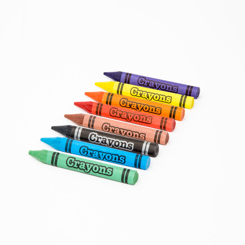 Discount Jumbo Triangle Crayons School Supply 8 Pack