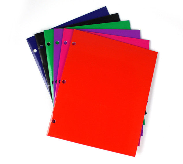 Wholesale School Supplies Glossy Folders Sold in Bulk