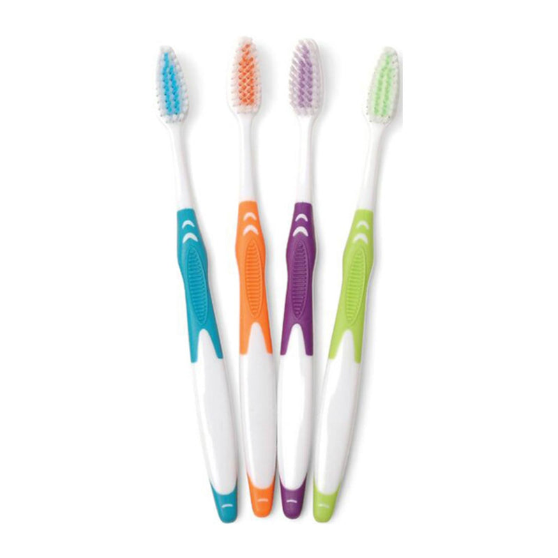 Wholesale Adult Toothbrush with Rubber Grip