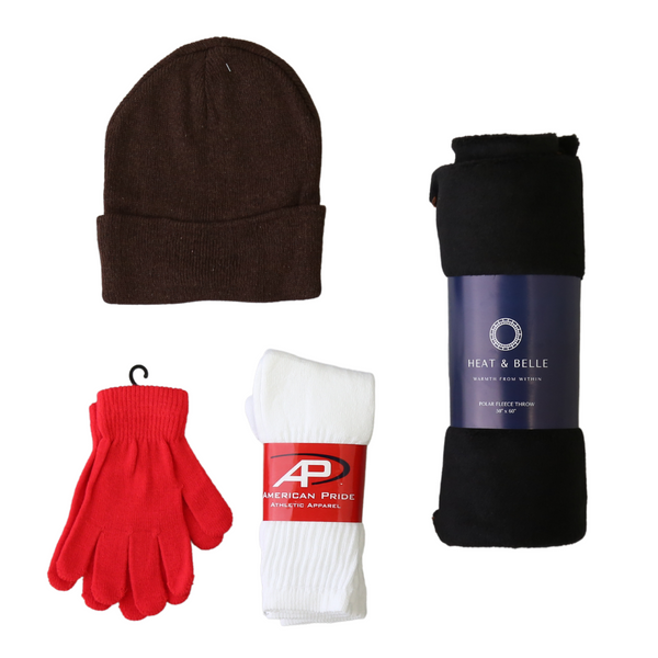Wholesale Adult Winter Kit with Economy Throw